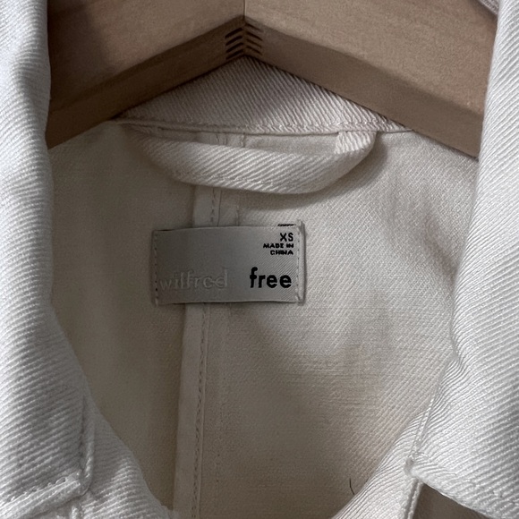 Aritzia wilfred birch Abigail shirt jacket size xs xsmall preloved - Picture 4 of 13